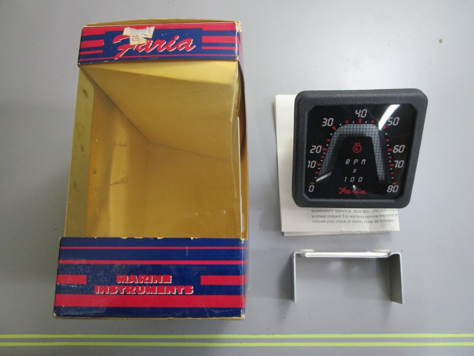 *NEW* 0820 Bayliner Faria 0-8000 RPM Tachometer TU-8
