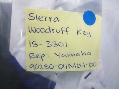 NEW (LOT OF 2) 18-3301 Replaces: Yamaha 90280-04M04-00 Sierra Woodruff Key 0810