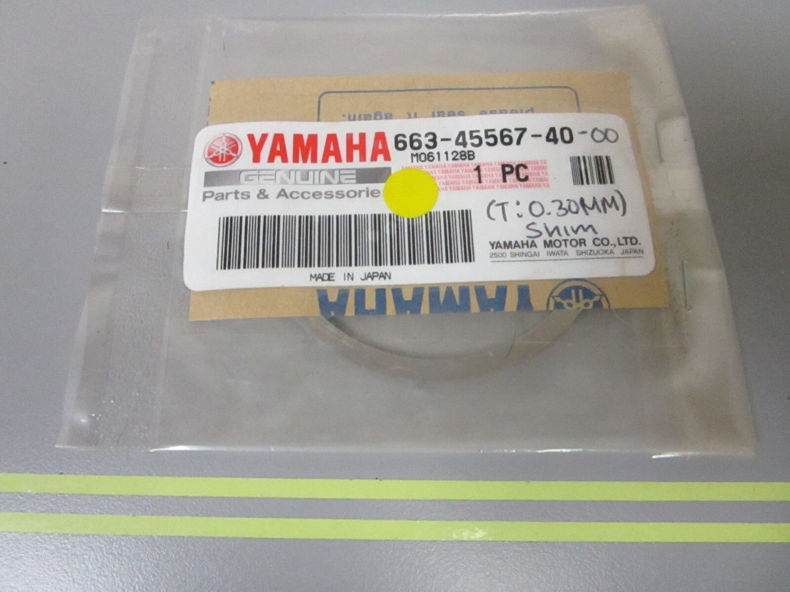 *NEW OEM* 0810 Yamaha (T:0.30MM) Shim 663-45567-40-00