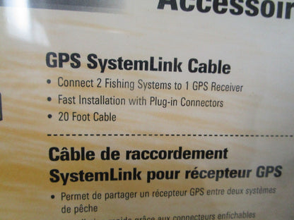 NEW OEM 720052-1 Humminbird 20' Ft GPS System Link Cable As Syslink 0720