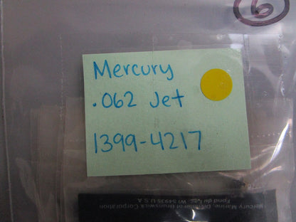 *NEW OEM* 0810 Mercury Quicksilver .062 Jet 1399-4217