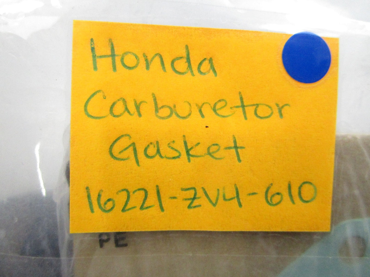 *NEW OEM* 0810 Honda Carburetor Gasket 16221-ZV4-610