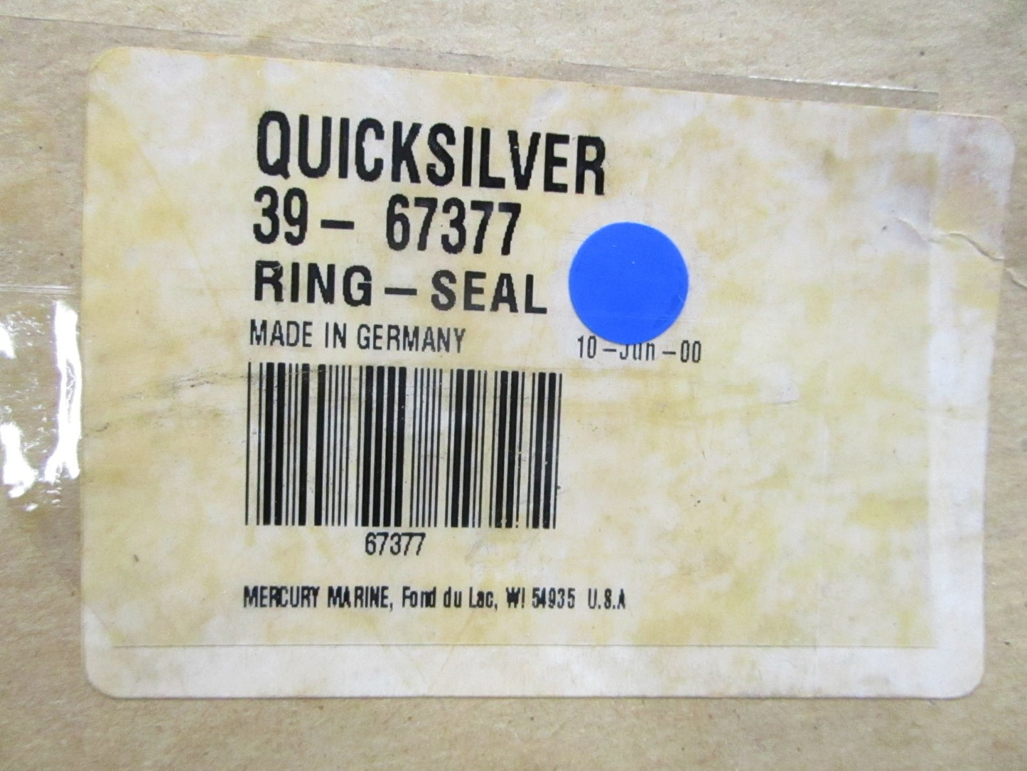 *NEW OEM* (LOT OF 2) 0810 Mercury Quicksilver Seal Ring 39-67377