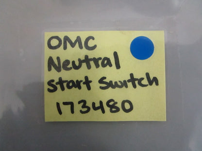 NEW OEM 173480 0173480 OMC Johnson Evinrude Neutral Start Switch 0820