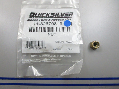 *NEW OEM* 0810 Mercury Quicksilver Nut 11-826708 9