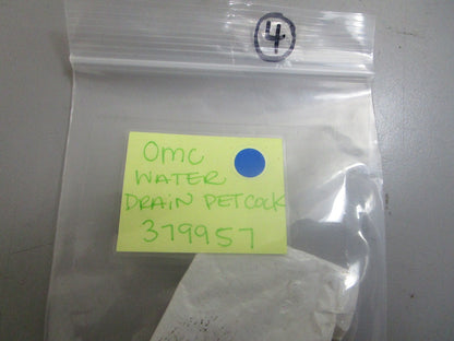 *NEW OEM* 0810 OMC Johnson Evinrude Water Drain Petcock 379957 0379957