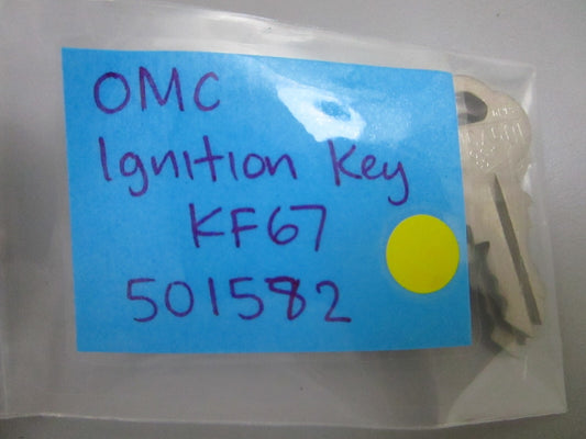 *NEW OEM* 0810 OMC Johnson Evinrude Ignition Key KF67 501582 0501582