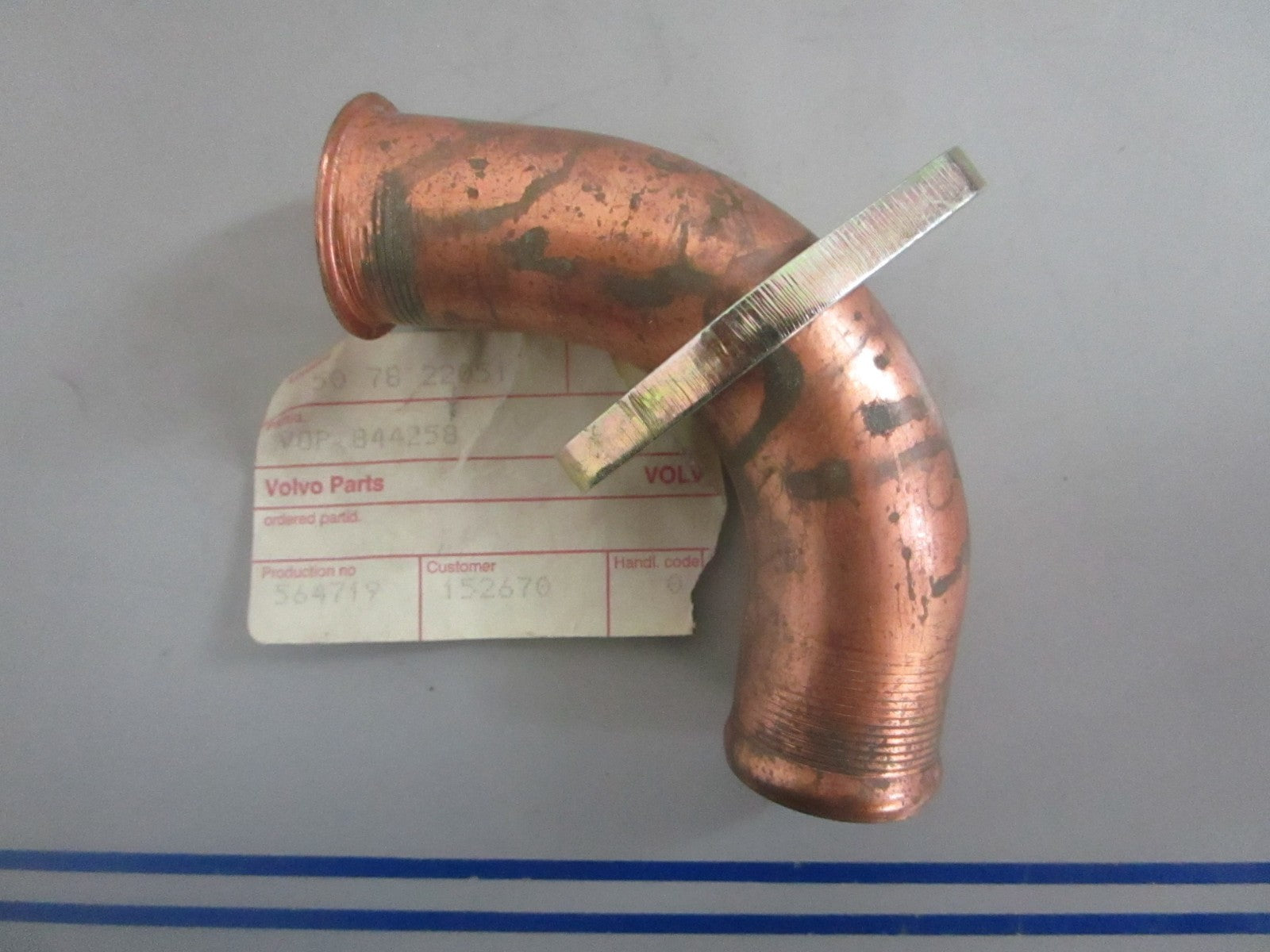 *NEW OEM* 0820 Volvo Penta Coolant Pipe 844258