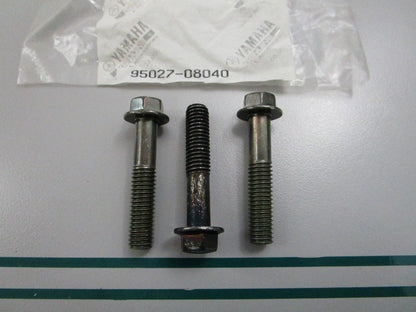 NEW OEM (LOT OF 3) 95027-08040-00 Yamaha Bolt 0810