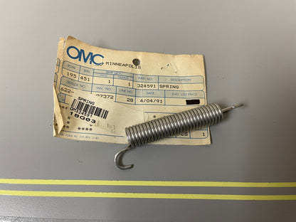 *NEW OEM* 0810 OMC Johnson Evinrude Spring 324591 0324591