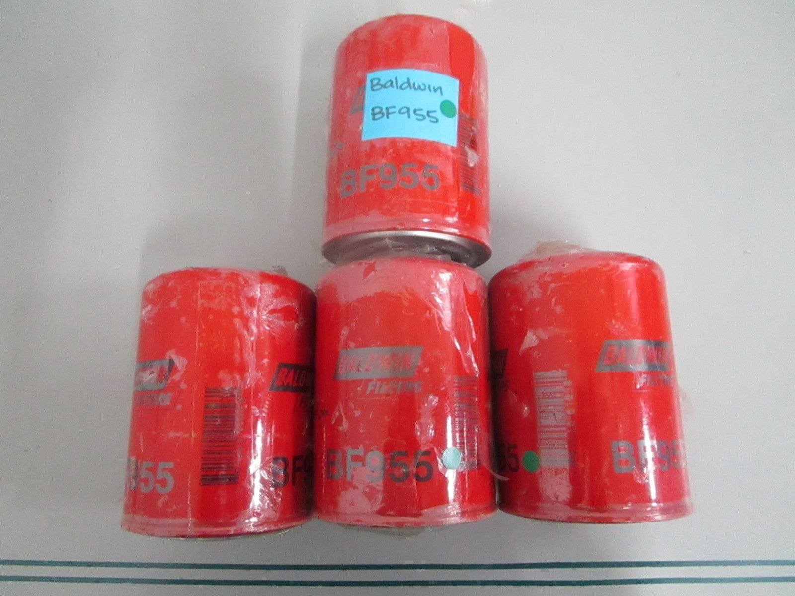 Baldwin BF955 Fuel Storage Tank Spin-On Filter Replacement LOT OF 4 NOS NEW 0820