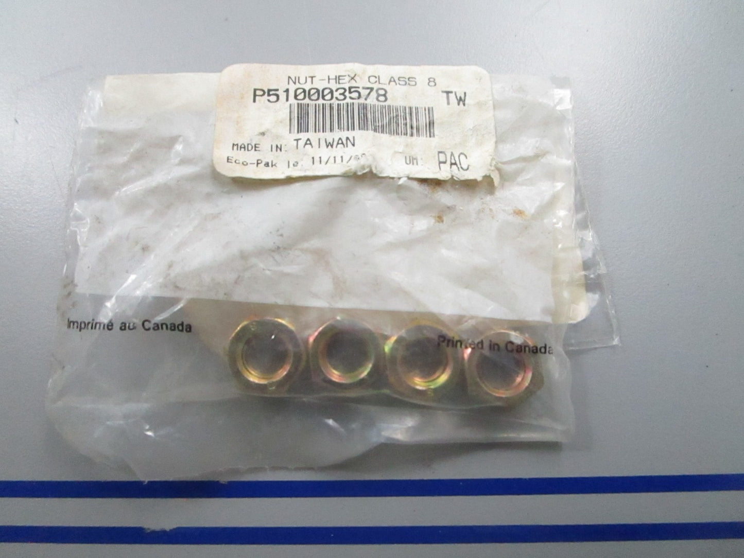 *NEW* (LOT OF 4) 0810 Ski-Doo BRP Hex Nut 510003578