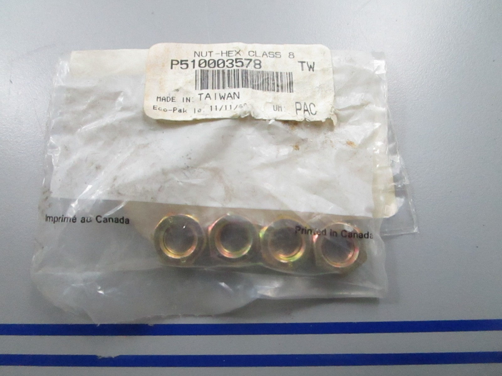 *NEW* (LOT OF 4) 0810 Ski-Doo BRP Hex Nut 510003578