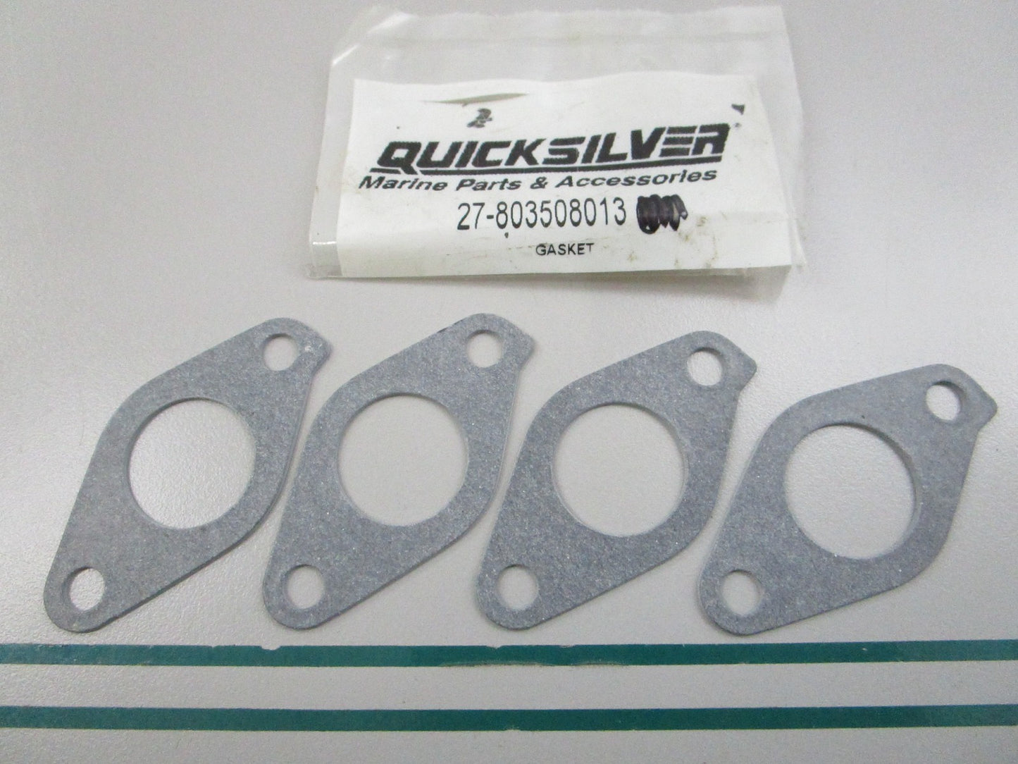 NEW OEM (LOT OF 4) 27-803508013 Mercury Quicksilver Intake Gasket 0810