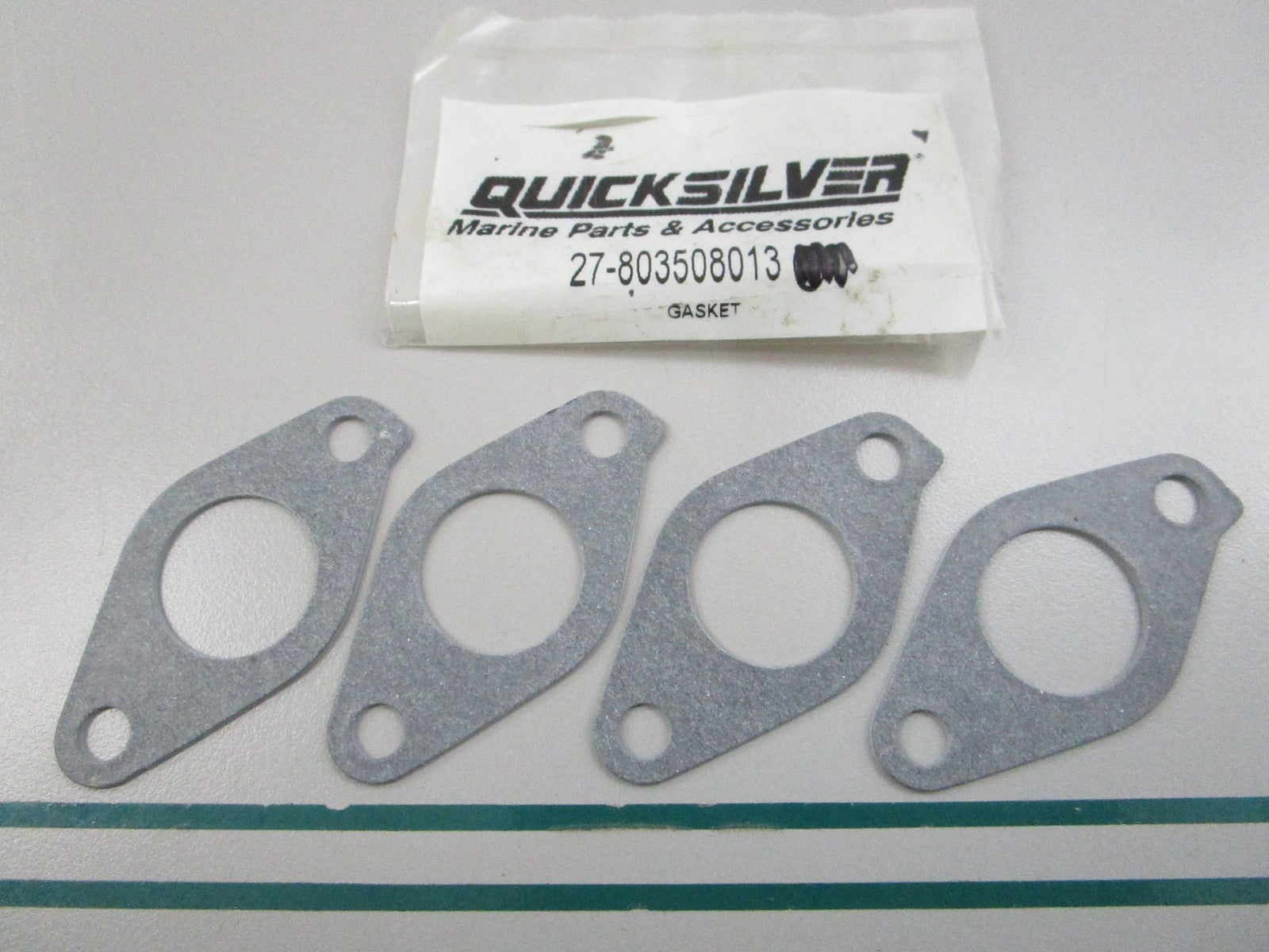 NEW OEM (LOT OF 4) 27-803508013 Mercury Quicksilver Intake Gasket 0810