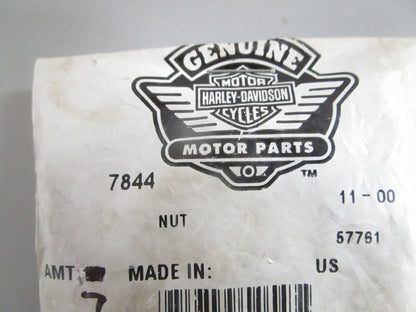 NEW OEM (LOT OF 5) 7844 Harley-Davidson Nut 0820