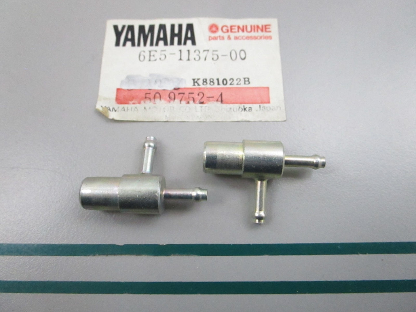 NEW OEM (LOT OF 2) 6E5-11375-00-00 Yamaha Hose Nipple 0810
