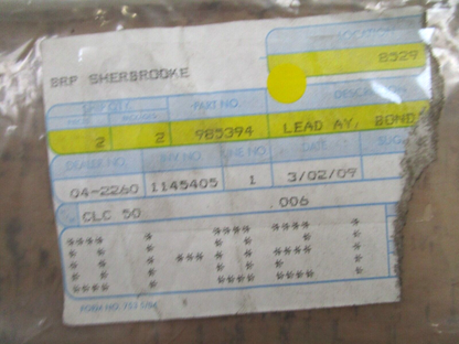 *NEW OEM* 0750 OMC Johnson Evinrude BOND LEAD ASSEMBLY 985394 0985394