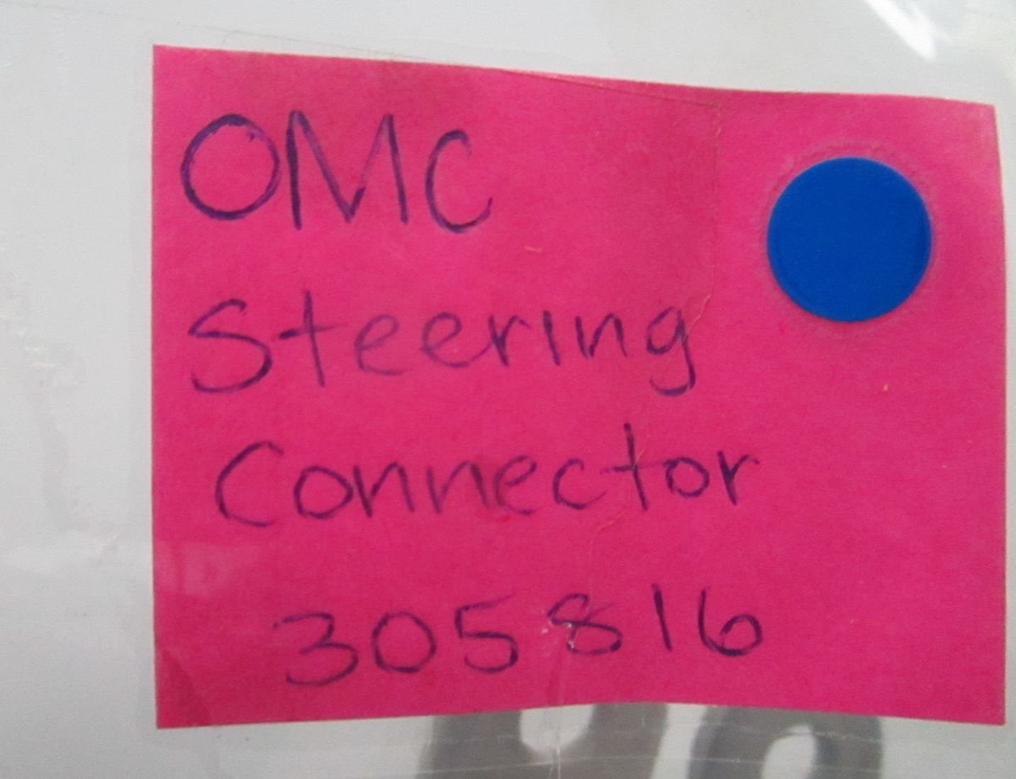 *NEW OEM* 0810 OMC Johnson Evinrude Steering Connector 305816 0305816