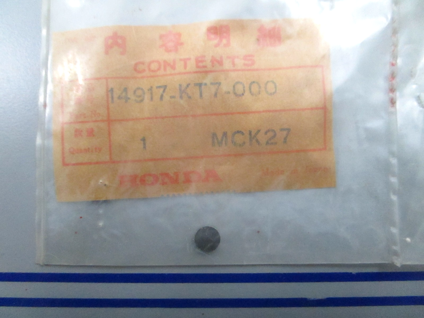 *NEW OEM* 0810 Honda Tappet Shim 14917-KT7-000