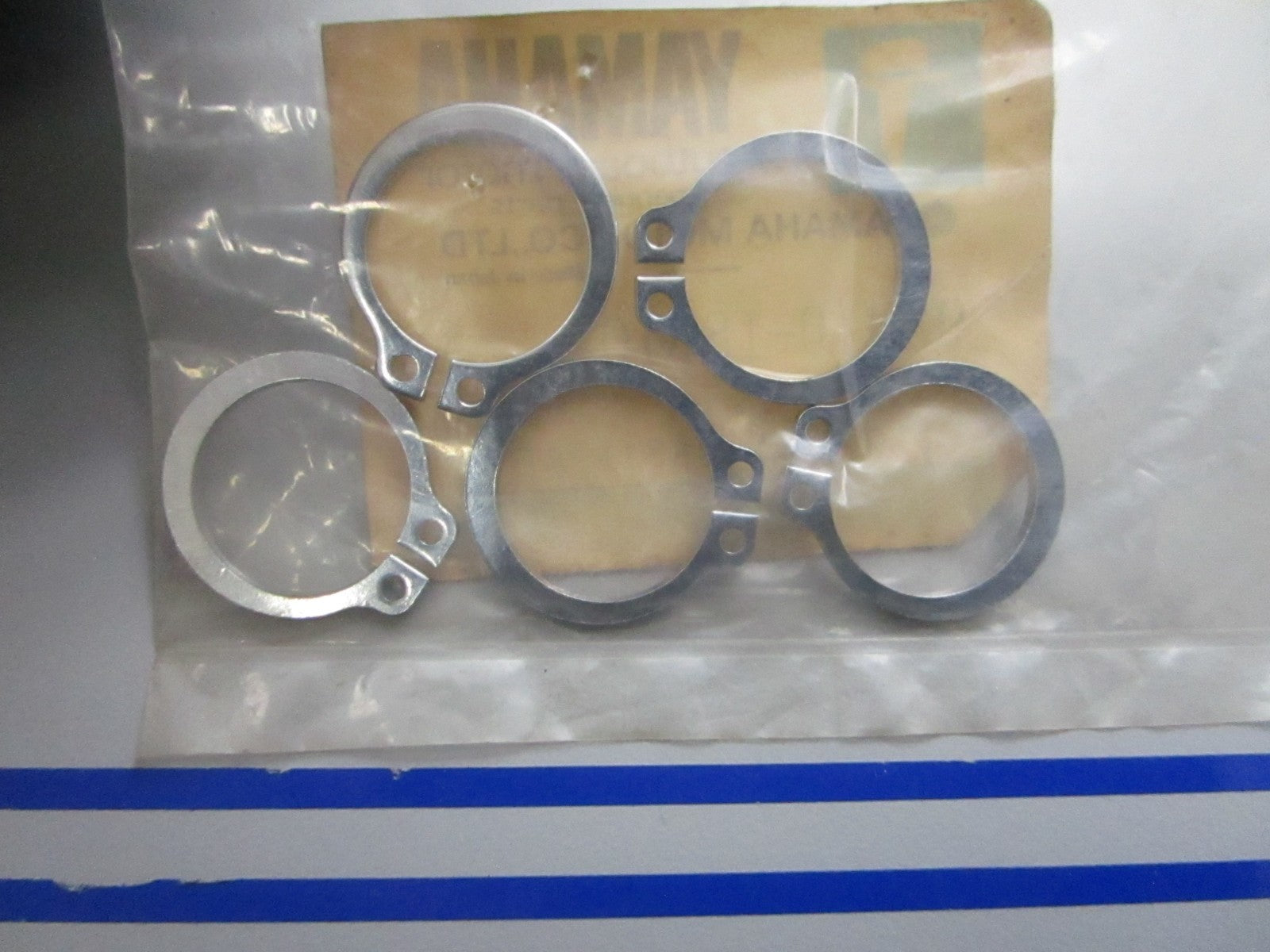 *NEW OEM* (LOT OF 5) 0810 Yamaha Circlip 93410-18M02-00