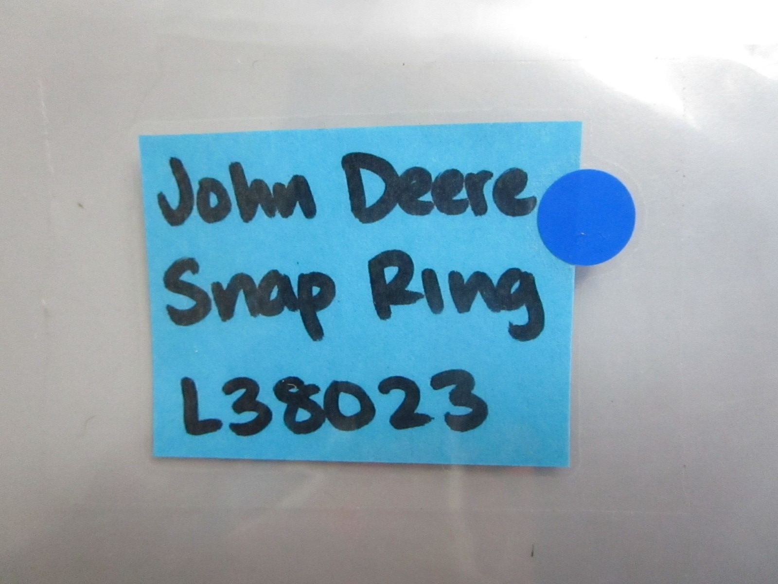 *NEW* 0770 John Deere Snap Ring L38023