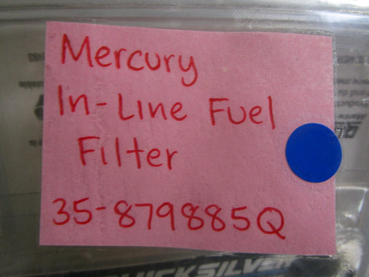 *NEW OEM* 0810 Mercury Quicksilver In-Line Fuel Filter 35-879885Q