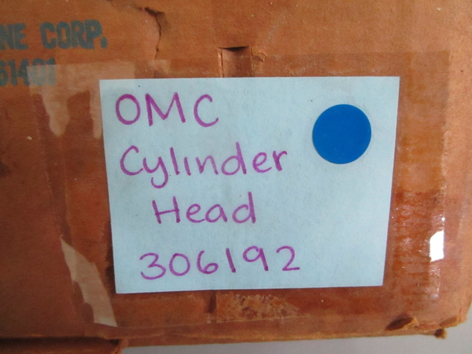 *NEW OEM* 0820 OMC Johnson Evinrude Cylinder Head 306192 0306192