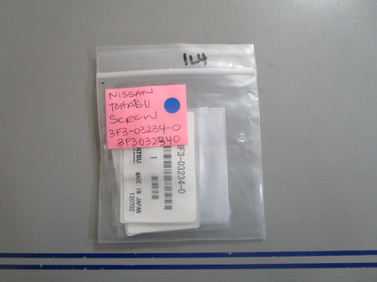 *NEW OEM* (LOT OF 4) 0810 Tohatsu Nissan Screw 3F3-03234-0 3F3032340