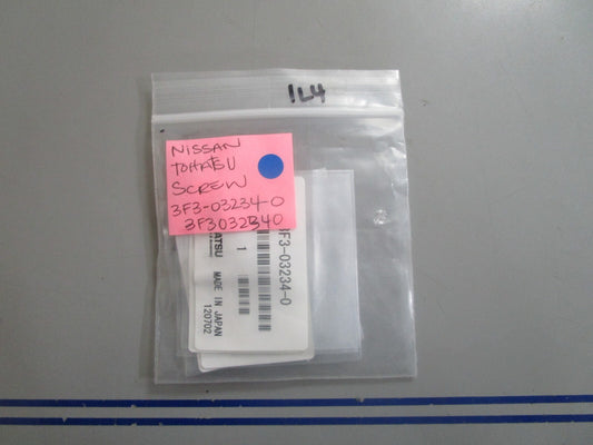 *NEW OEM* (LOT OF 4) 0810 Tohatsu Nissan Screw 3F3-03234-0 3F3032340