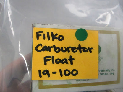 NEW 19-100 Filko Carburetor Float 0810