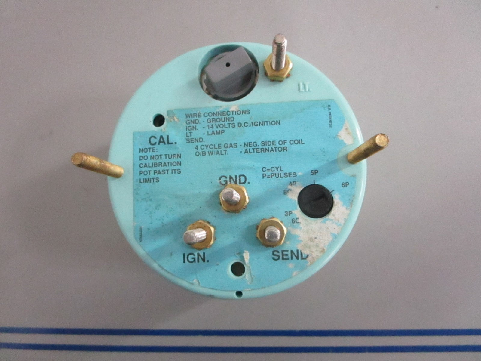 *NEW OEM* 0820 Teleflex 8000RPM Instrument Gauge 67280P 67280