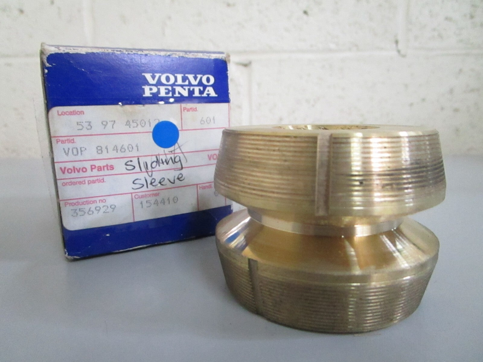 *NEW OEM* 0820 Volvo Penta Sliding Sleeve 814601