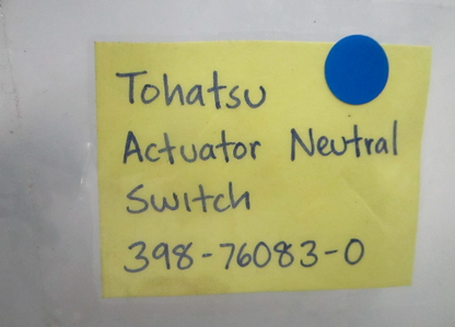 *NEW OEM* 0810 Tohatsu Actuator Neutral Switch 398-76083-0 398760830