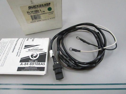 NEW OEM 84-69108A5 Mercury Quicksilver 4 Pin Tach Harness 0810