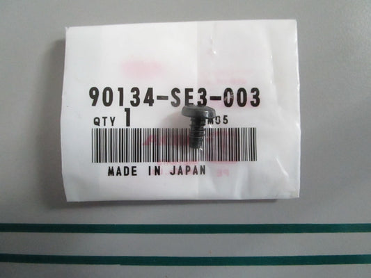 NEW OEM 90134-SE3-003 Honda Screw 0820