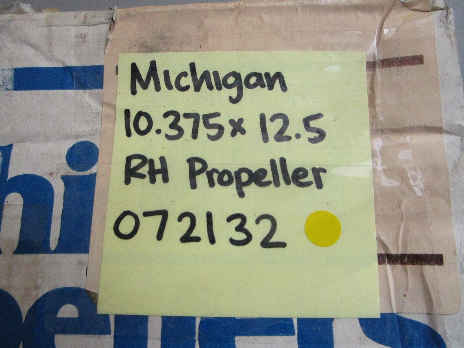 *NEW* 0820 Michigan 10.375 × 12.5 RH Propeller 072132 AMC-394