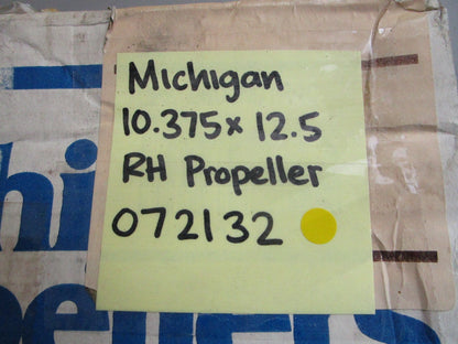 *NEW* 0820 Michigan 10.375 × 12.5 RH Propeller 072132 AMC-394
