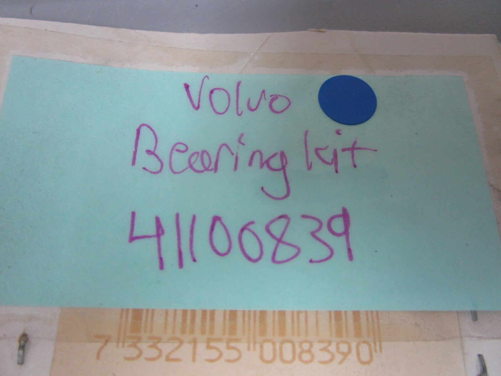 *NEW OEM* 0720 Volvo Penta Bearing Kit 41100839