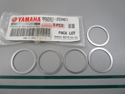 NEW OEM (LOT OF 5) 90201-22M01-00 Yamaha Plate Washer 0810