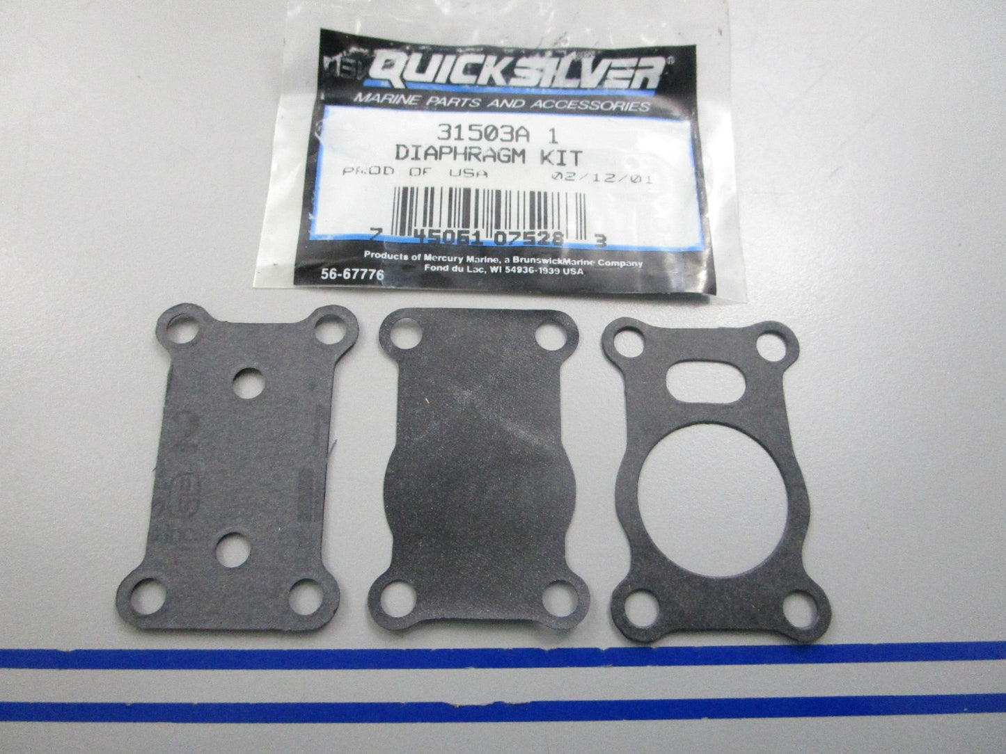 NEW OEM 315033A1 Mercury Quicksilver Diaphragm Kit 0810