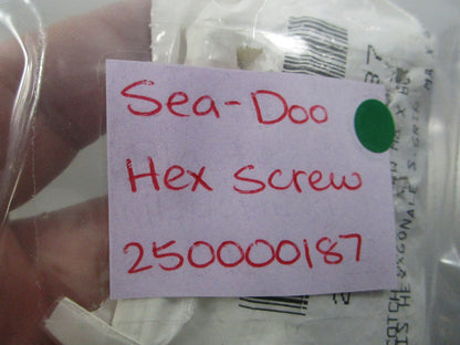 NEW (LOT OF 4) 250000187 Sea-Doo Hex Screw 0810