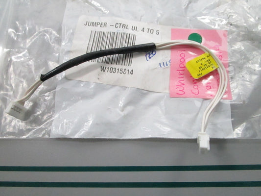 NEW OEM W10315814 Whirlpool Control Jumper 0810