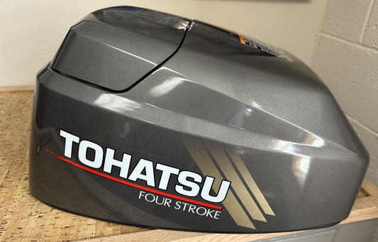 NEW OEM 3V9S675000 Tohatsu Four Stroke 18hp Top Cowl Hood Motor Cover Upper 0720