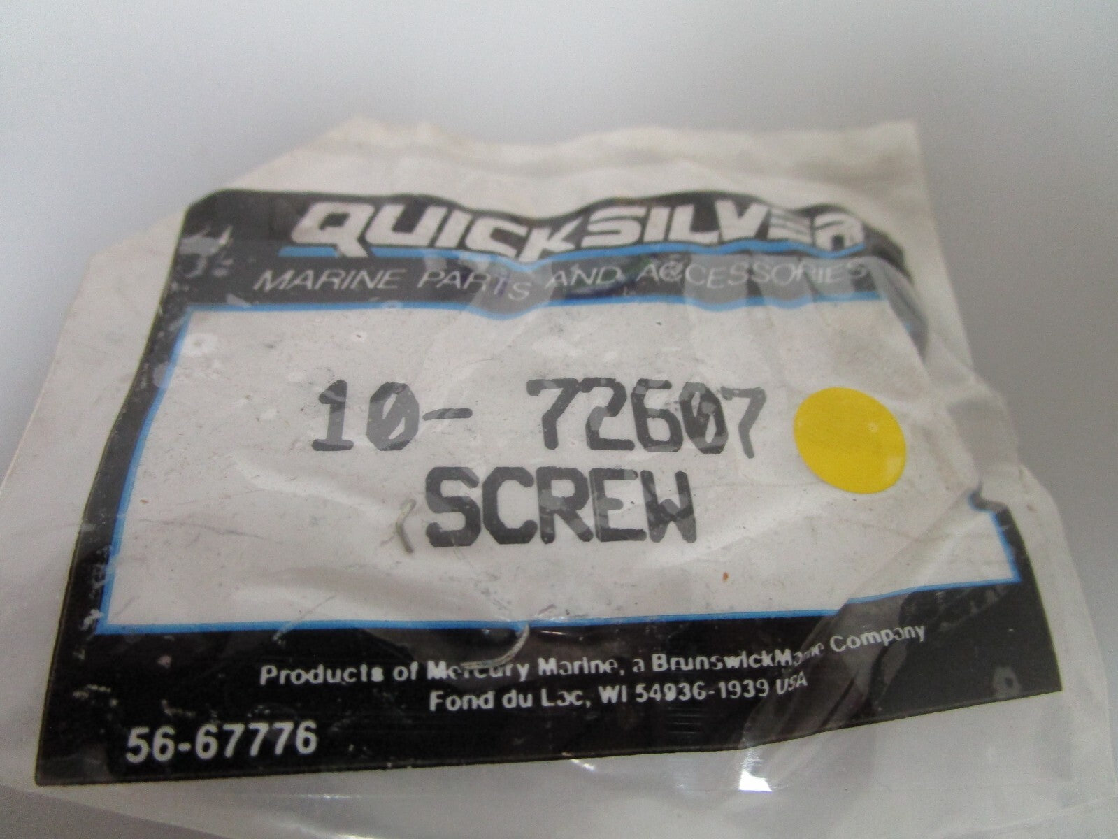 *NEW OEM* (LOT OF 3) 0810 Mercury Quicksilver Screw 10-72607