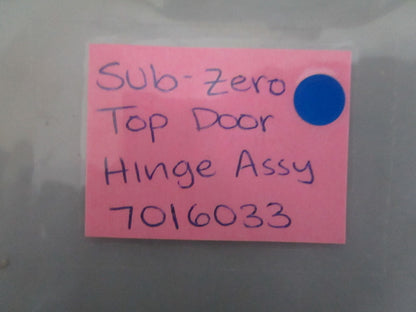 NEW OEM 7016033 Sub-Zero Top Door Hinge Assy 0820