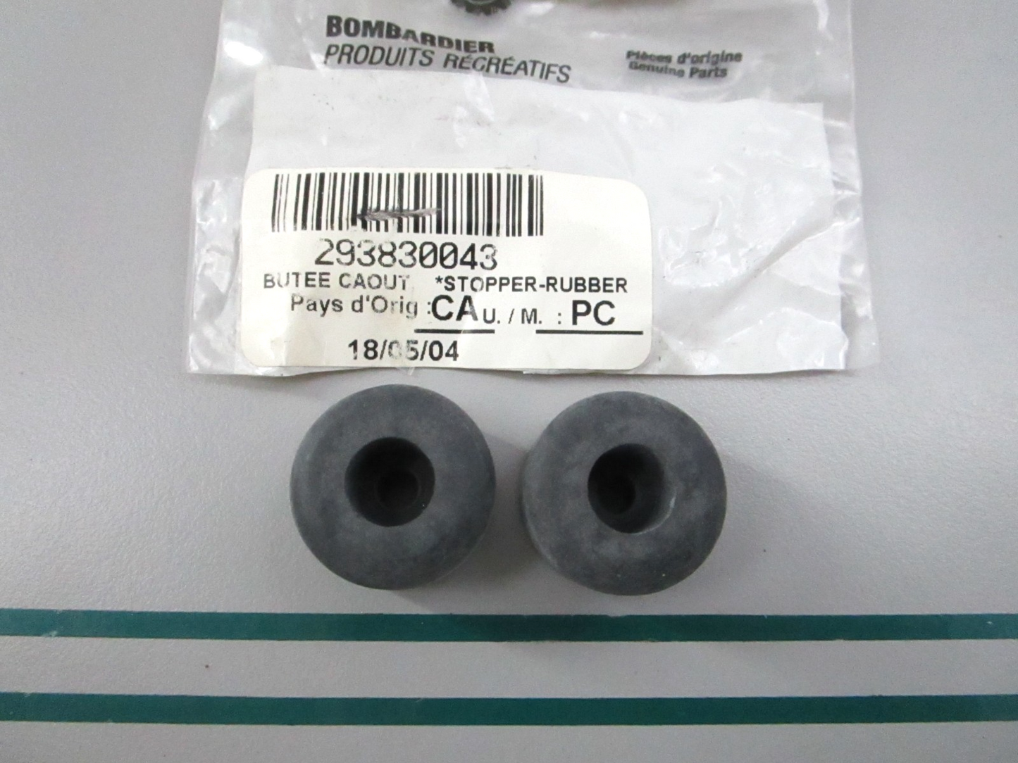 NEW (LOT OF 2) 293830043 Sea-Dog Rubber Stop 0810