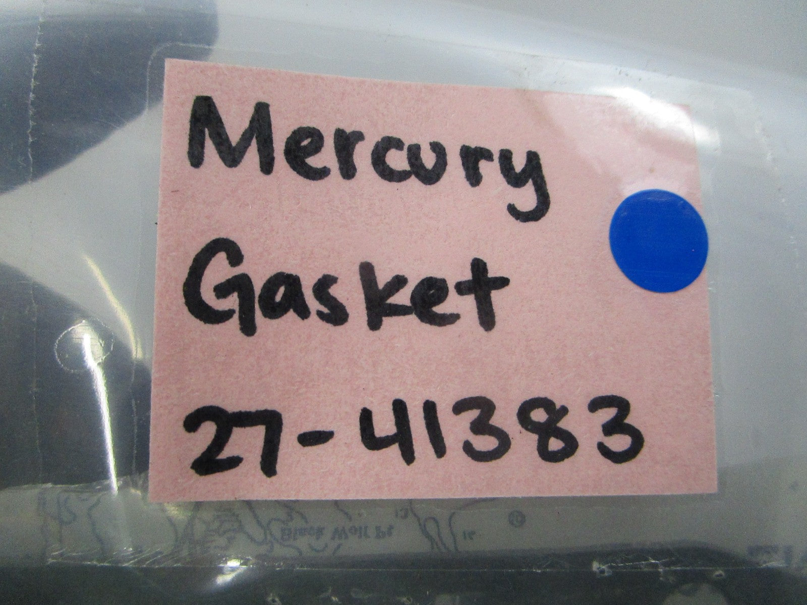 NEW OEM 27-41383 Mercury Quicksilver Gasket 0810