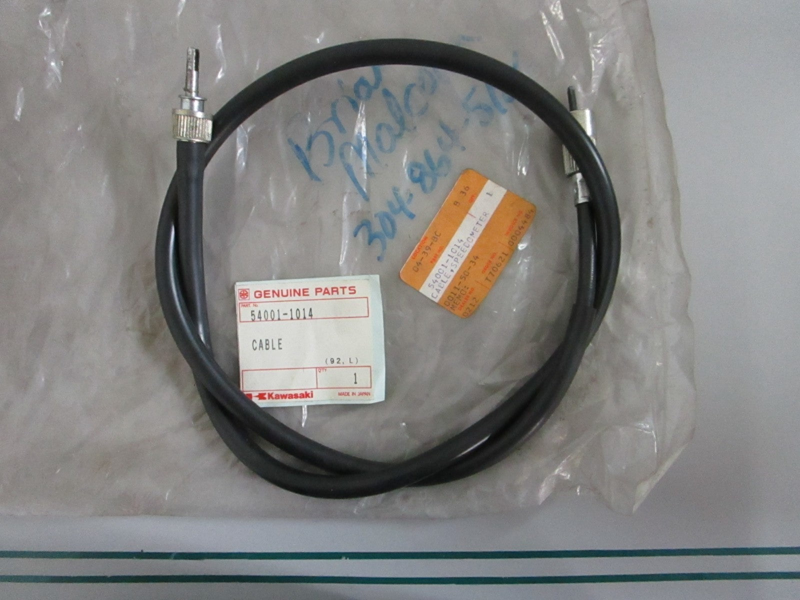 Kawasaki NEW OEM Speedometer Cable 54001-1014 KLR KZ NOS Genuine Part 0820