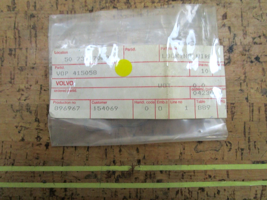 *NEW OEM* 0750 Volvo Penta LOCKING WIRE 415058